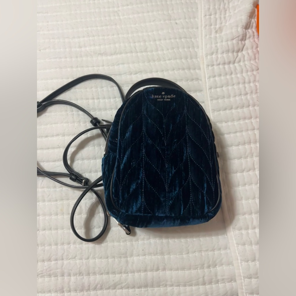Kate Spade Mini Velvet Backpack